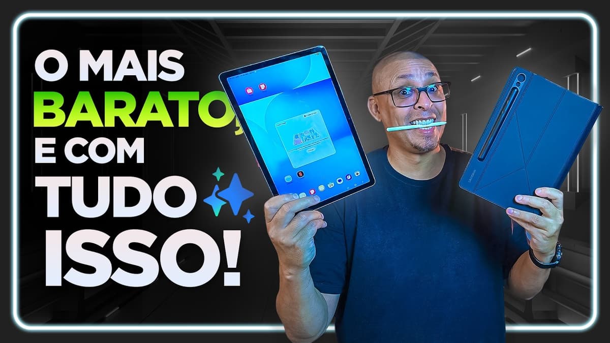O tablet MAIS PRODUTIVO sem pagar uma fortuna! GALAXY TAB S10 FE