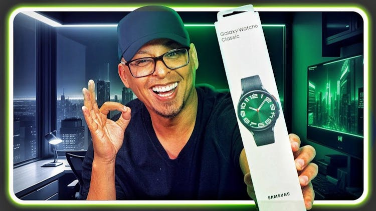 Youtube Video GALAXY WATCH 6 Classic - O Smartwatch MAIS TECNOLÓGICO do momento? Samsung Galaxy Watch