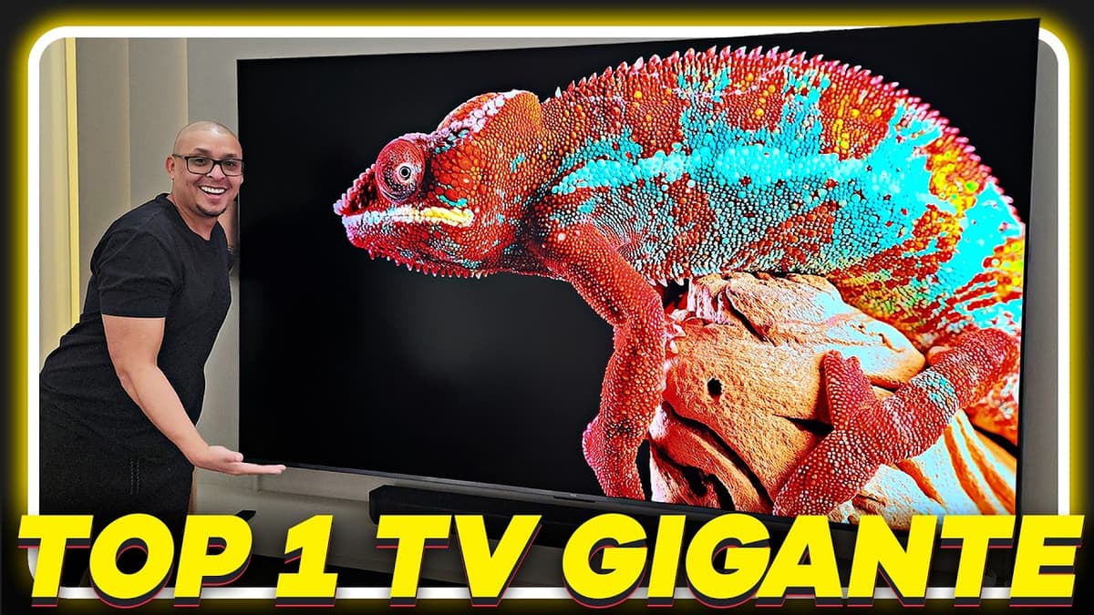 Peguei uma TV GIGANTE pra CASA TECH, Vale a pena? TV TCL QD MINI LED 98"