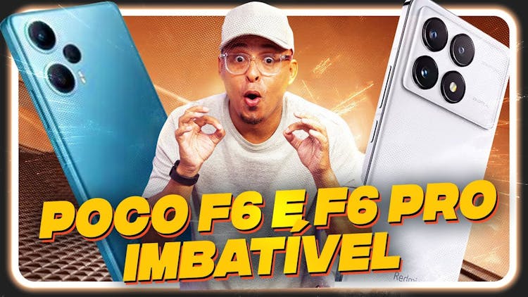 Youtube Video CHEGOU no Brasil! Poco F6 e F6 PRO. Corre, abalou o mercado de smartphones!