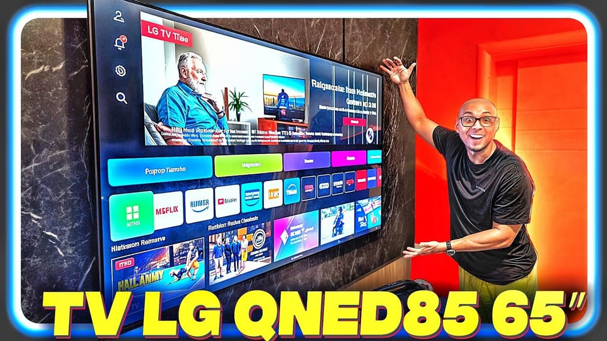 A TV LG Quase TOP mais TOP que voce verá!  TV LG 65" QNED85.