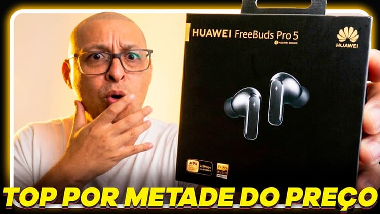 Fone MELHOR QUE AIRPODS PRO 3! Fone de ouvido Huawei Freebuds Pro 5