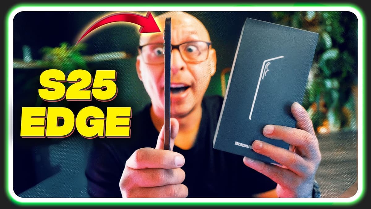 Como a Samsung FEZ ISSO? Versão EDGE! GALAXY S25 EDGE. Samsung Galaxy S25 Edge,