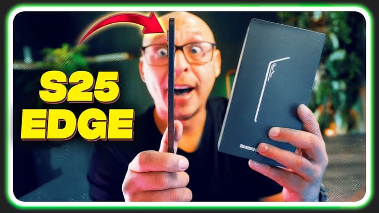 Youtube Video Como a Samsung FEZ ISSO? Versão EDGE! GALAXY S25 EDGE. Samsung Galaxy S25 Edge,